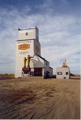 An Elevator in Leader, Saskatchewan