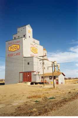 An Elevator in Rush Lake, Saskatchewan