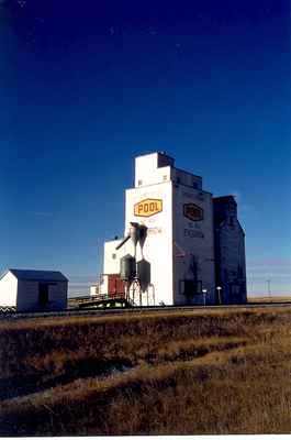 An Elevator in Eyebrow, Saskatchewan