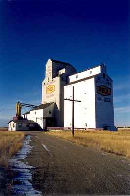 An Elevator in Waldeck, Saskatchewan