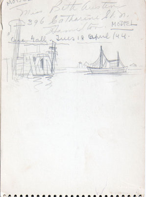 Hortense Gordon, Sketchbook, page 11 of 32