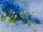 Abstract in Blue and Green