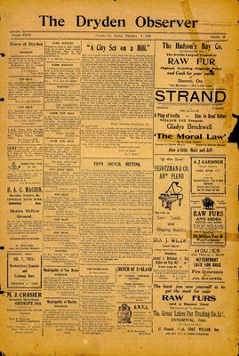 Dryden Observer, 6 Feb 1920