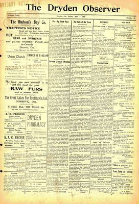 Dryden Observer, 7 May 1920