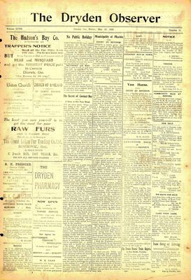 Dryden Observer, 21 May 1920