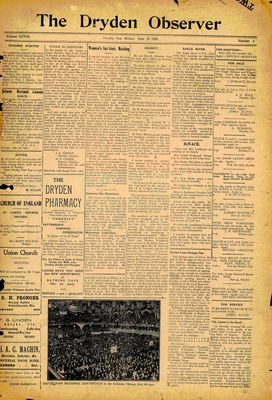 Dryden Observer, 25 Jun 1920