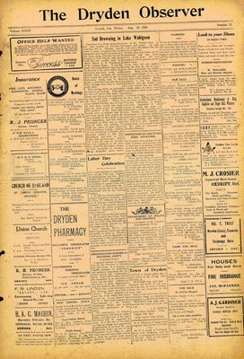 Dryden Observer, 20 Aug 1920