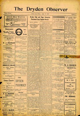 Dryden Observer, 10 Sep 1920