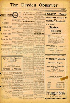 Dryden Observer, 25 Dec 1920