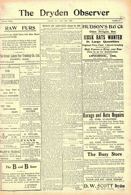 Dryden Observer, 29 Apr 1922