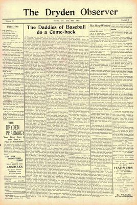 Dryden Observer, 28 Jul 1922