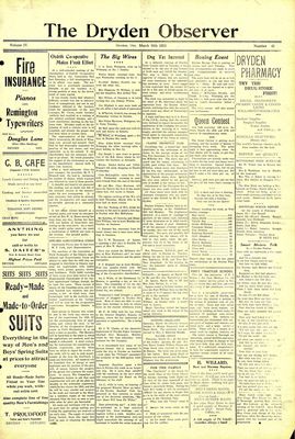 Dryden Observer, 16 Mar 1923