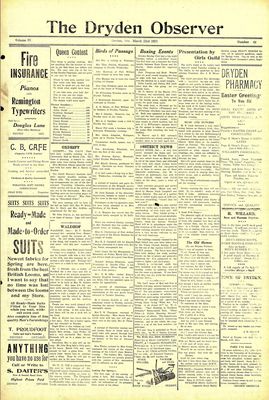 Dryden Observer, 23 Mar 1923