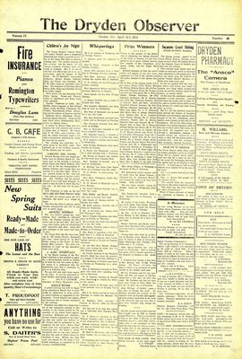 Dryden Observer, 13 Apr 1923