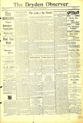 Dryden Observer, 15 Jun 1923