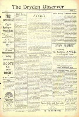 Dryden Observer, 14 Mar 1924