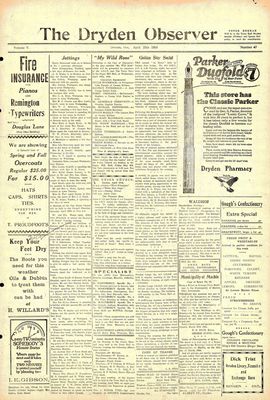 Dryden Observer, 25 Apr 1924