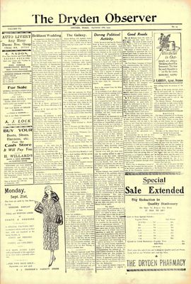 Dryden Observer, 18 Sep 1924