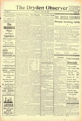 Dryden Observer, 24 Oct 1924