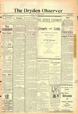 Dryden Observer, 9 Jan 1925