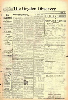 Dryden Observer, 13 Mar 1925