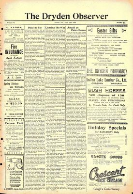 Dryden Observer, 10 Apr 1925