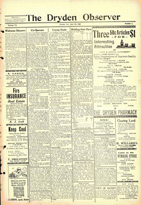 Dryden Observer, 5 Jun 1925