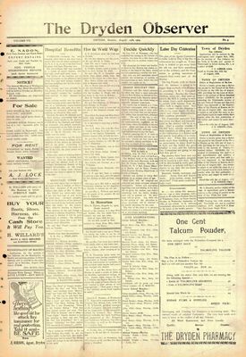 Dryden Observer, 14 Aug 1925