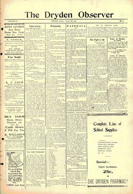 Dryden Observer, 28 Aug 1925