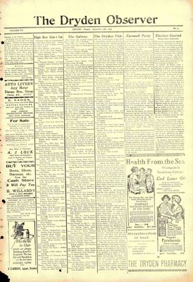 Dryden Observer, 25 Sep 1925