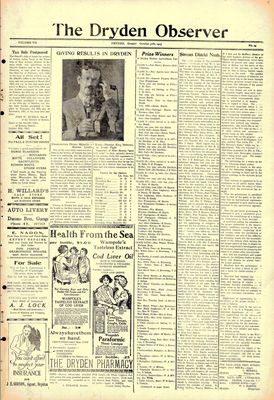 Dryden Observer, 30 Oct 1925