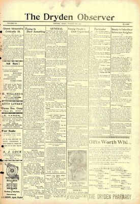 Dryden Observer, 20 Nov 1925