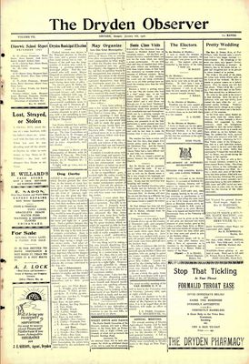 Dryden Observer, 8 Jan 1926