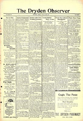 Dryden Observer, 26 Feb 1926