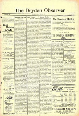 Dryden Observer, 2 Apr 1926