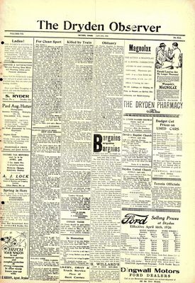 Dryden Observer, 23 Apr 1926