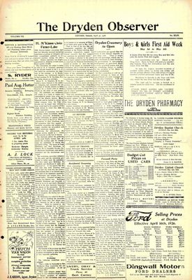 Dryden Observer, 30 Apr 1926