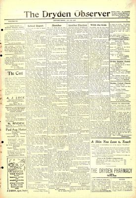 Dryden Observer, 2 Jul 1926