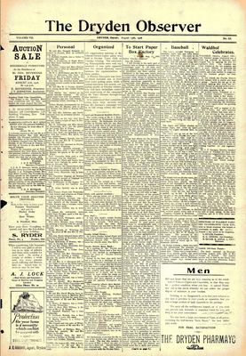 Dryden Observer, 13 Aug 1926