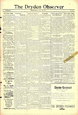 Dryden Observer, 15 Oct 1926