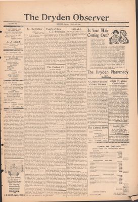 Dryden Observer, 25 Mar 1927