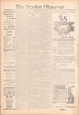 Dryden Observer, 27 May 1927