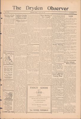 Dryden Observer, 13 Jan 1928