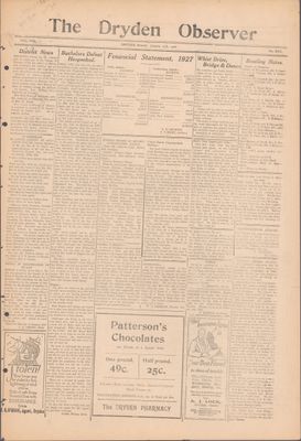 Dryden Observer, 27 Jan 1928