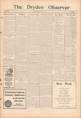 Dryden Observer, 29 Jun 1928