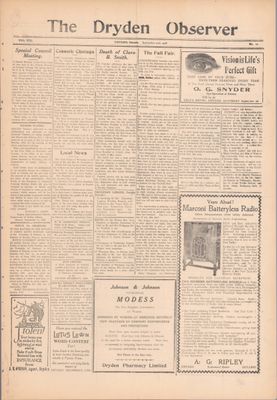 Dryden Observer, 21 Sep 1928