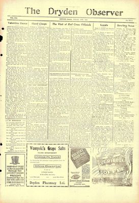 Dryden Observer, 22 Feb 1929