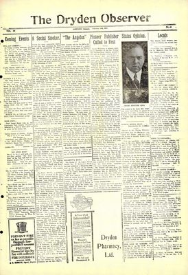 Dryden Observer, 28 Feb 1930