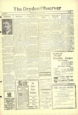 Dryden Observer, 30 May 1930