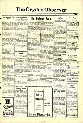 Dryden Observer, 12 Sep 1930